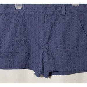 Gap Eyelet Lace Shorts Women's Size 6 Blue